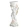 Figure pot "Angel with roses", white-gold, 1.8 l/ 24x27x70cm