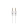 EXPLOYD EX-K-475 Jack 3.5 (M) cable-Jack 3.5 (M), for micro and headphones, 1 m, white
