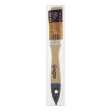Brush flat tundra, natural bristles, wooden handle, 3/4 