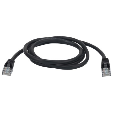 Buro UTP 4 pairs of CAT5E CCA Molded 1m Black RJ-45 (M) -RJ-45 (PACK.: 1pc)-1