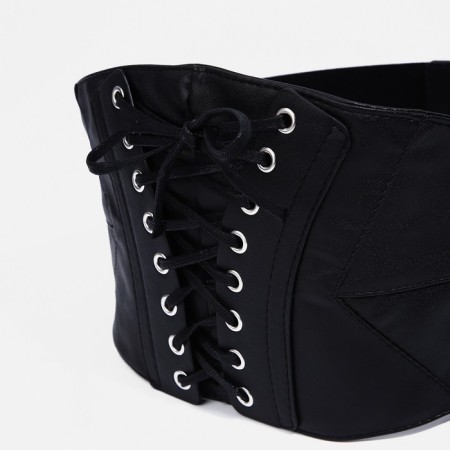 Buttons corset, height 10-15 cm, black color-6