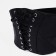 Buttons corset, height 10-15 cm, black color