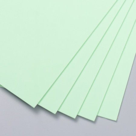 Foamiran "Light Salad" 2 mm (set of 5 sheets) A4 format format-2