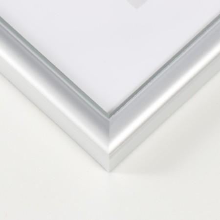 Photo frame plastic Gallery 15x21 cm, 421 silver (plastic screen)-2