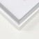 Photo frame plastic Gallery 15x21 cm, 421 silver (plastic screen)