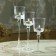 Glass candlestick Set 3 pcs "Romance of candles" height 26cm, 23 cm, 20 cm