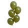 Latex ball 12 ", pastel, set 100 pcs., Color green avocado