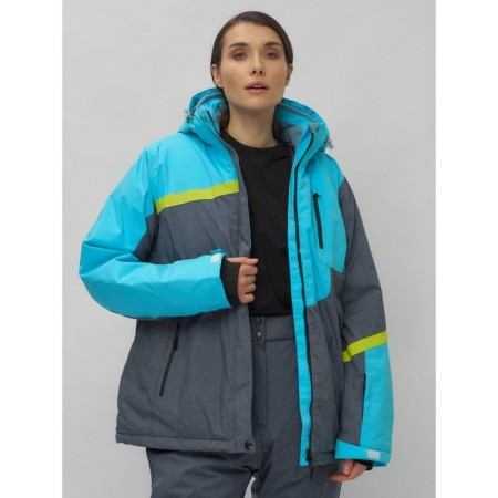 Ski suit female, size 60, blue color-5
