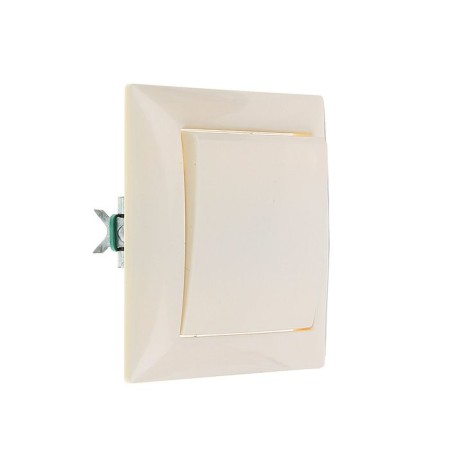 Coonsy switch Selena 8140, 10 A, 250 V, 1 key, hidden, ivory color