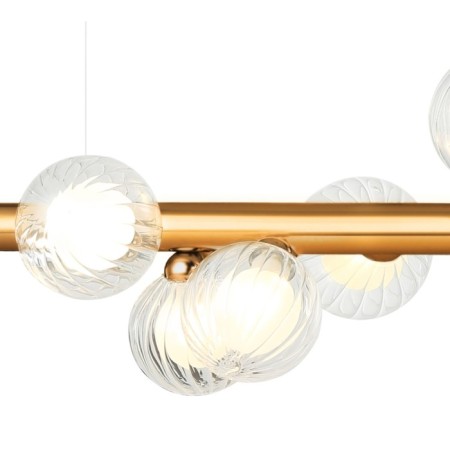 Shardin 8xg9 LED 100x28x32-150 cm lamp, bronze color-1