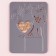 Topper "In love pair", with hearts, color gold