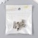 Bead for creativity Metal "House" silver 1.2 cm