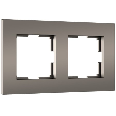Frame for 2 posts SLAB (matte bronze) W0022963