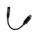 Adapter Pero AD09, Type -C - Jack 3.5, compatible with iPhone and Samsung, black