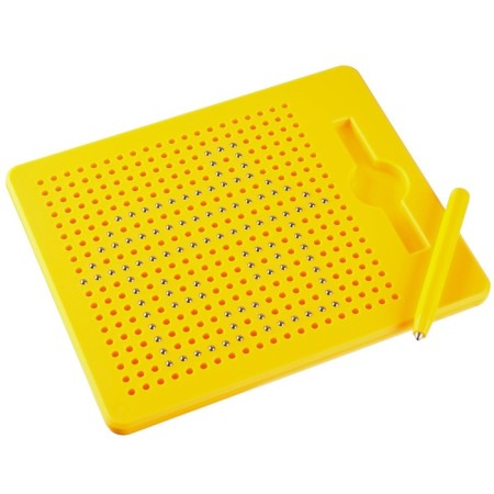 Tablet Training "Magnetic Drawing: Leo and Tig", 380 holes, yellow color-5