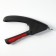 Gilotine clawerus with a non-slip handle, plastic housing, a hole of 9 mm, black with red