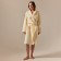 Terry robe with a hood Women's SL Home: Basic "Ivory", Rr. L, 100% HL, 420 g/m2