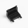 The ultra-thin connector for the busbar (ceiling-wall) is black 2.6x2.6x2.6 cm