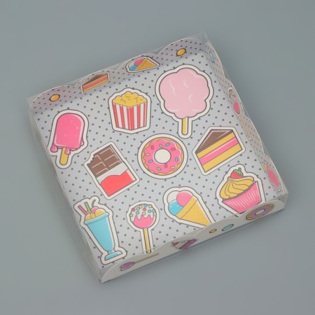 Box for cookies, "sweet tooth", 15 x 15 x 3 cm-1