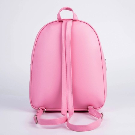 Baby backpack for a girl with a pocket "Bunny", artificial leather, 27x23 x 10 cm-3