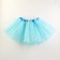 Carnival set "Angel" 2 items: skirt, wings, blue color