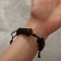 Bracelet "New Day" Cosmos, black-brown color, 6 cm