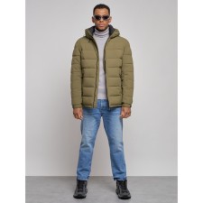 Sports male winter, size 54, khaki color
