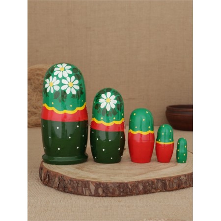 Nesting doll "chamomile meadow" 5 puppet-1