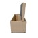Puff with a lid and weighting, 800 × 400 × 420 mm, Solta Rogozhka, Beige Color