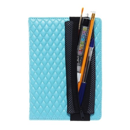 Penal soft, 1 department, 60 x 195 mm, flat, PMP 03-77 with a notebook for a notebook, black 60588-9