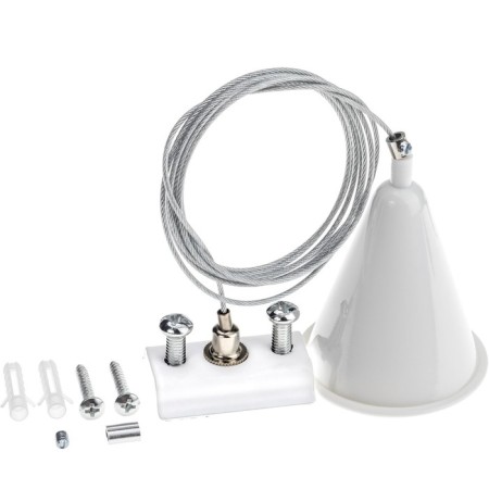 Cable suspension for track tire pipeline, Artline, White, 23126 8, Ritter-7