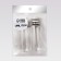 Storage set, 2 items, 50 ml, silver/transparent color
