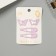 Invisible hair "Enico" (set 4 pcs) butterfly, 5 and 3 cm, lilac