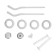 A set for connecting the radiator OGINT 117-6590, 3/4 ", for alumin/bimetal, 11 items