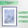 Photo frame Plastic "Gamma" 30x40 cm, blue metallic