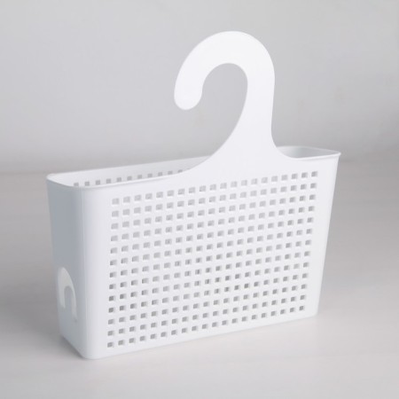 The storage basket suspended with the loop "loft", 24 × 9 × 26 cm, white color-2