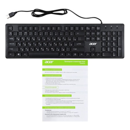Acer OKW020 Black USB Slim keyboard-8