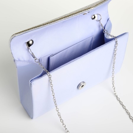Women's bag on magnet, blue color-5
