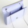 Women's bag on magnet, blue color