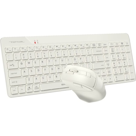Keyboard + Mouse A4Tech FSTYLER FG2400 Air Claw: Beige Mouse: Beige USB Wireless Slim 107807-2