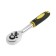 Clay with fraud of the tundra, CRV, square 1/4 ", 2k handle, 24 teeth, 150 mm