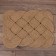 The mature rug "dear house", 55x 40 cm, jute
