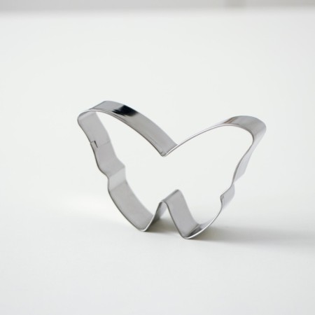 Cutting the cookie "butterfly", 7 × 5.5 × 2 cm, chrome color-2