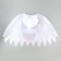 Carnival cape "Fun Ghost", length 60 cm, white color