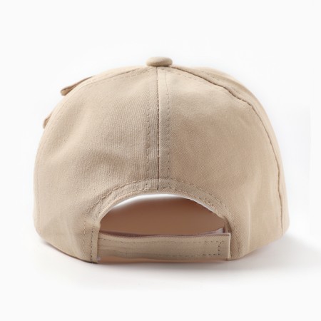 Cap "baseball cap" children, beige color, size 44-46-2