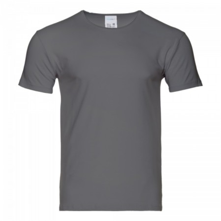 Male T-shirt, size 52, dark gray color