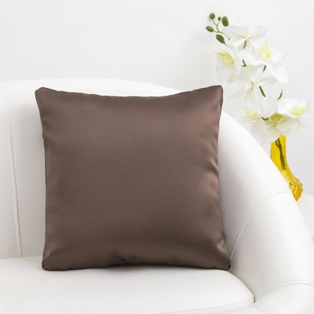 Pillow Decorative Ethel, 40*40 cm, col. chocolate, blackout, 100% p/e