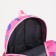 Baby backpack on lightning, pink color