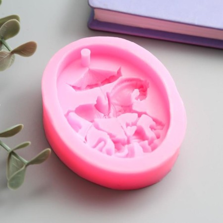 Mold Silicon "Carousel" 2x6.5x8.5 cm-1