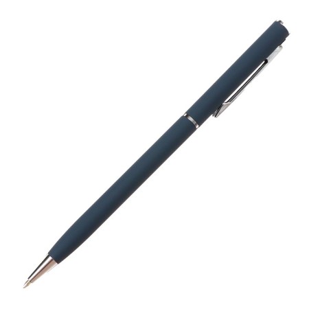 SHOULD OF BALL RUBLE, 0.7 mm, BrunovisConti Palermo, Blue rod, metal case Soft Touch blue, in case-1